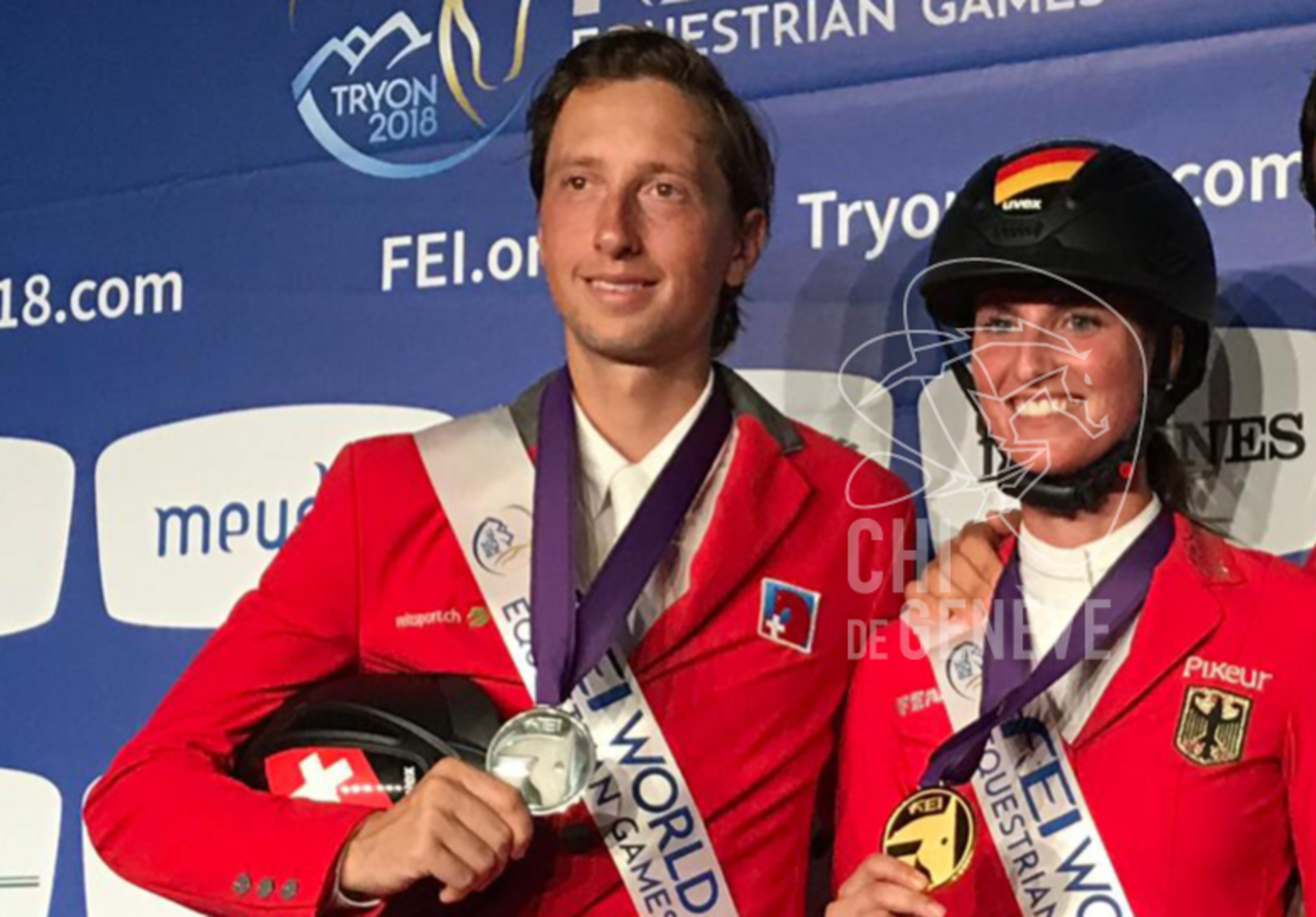 L'historique podium des Jeux Équestres Mondiaux 