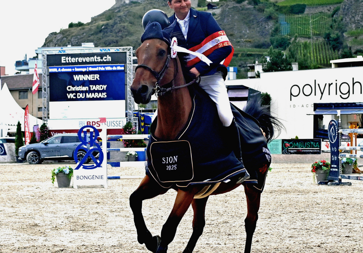 Christian Tardy triomphe à Sion
