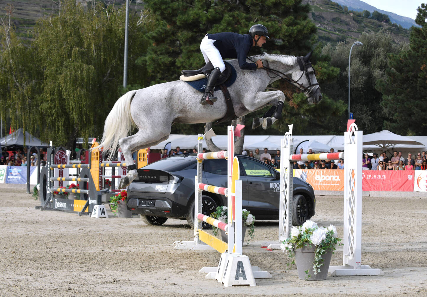 Guillaume Gillioz sur le podium à Sion