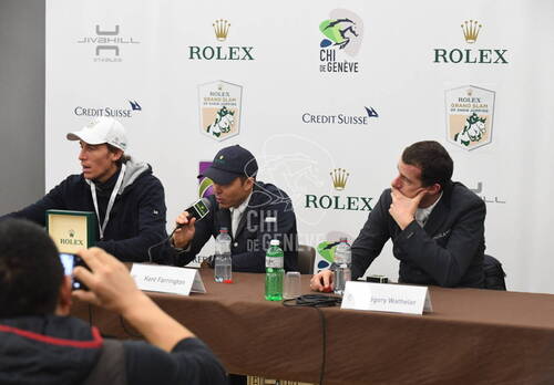 Conférence de presse Grand Prix Rolex