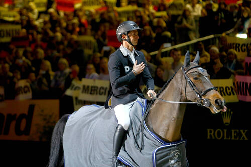 Sports Equestres Jumping 11/12/2016 CHI Geneve Rolex Grand Prix AmbianceAdieux Nino Guerdat Steve (SUI) - Nino des Buissonnets