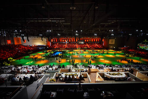 General view during the CHI de Geneva - Rolex Grand Slam of Show Jumping on December 12, 2021 in Geneva, Switzerland. (Photo by Pierre Costabadie/Icon Sport)