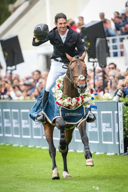 Steve GUERDAT (SUI) riding EASY STAR DE TALMA during the Day 3 of La Baule Intenational Jumping 2025 at Stade Francois Andre on June 7, 2025 in La Baule, France.  (Photo by Pierre Costabadie/Icon Sport)