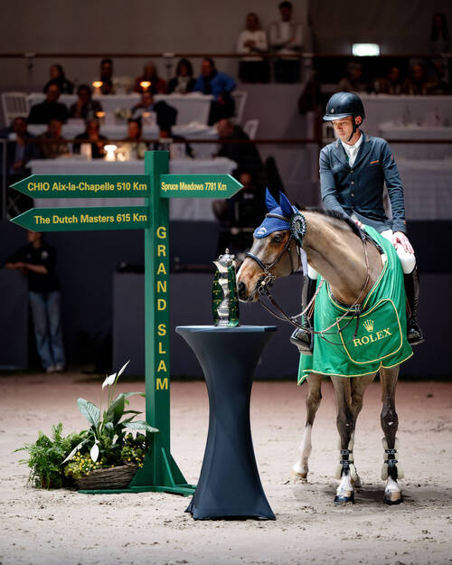 Harrie Smolders, the 2024 winner of the Rolex Grand Prix